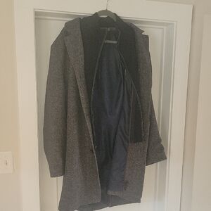 Cole Haan Charcoal Trench Coat